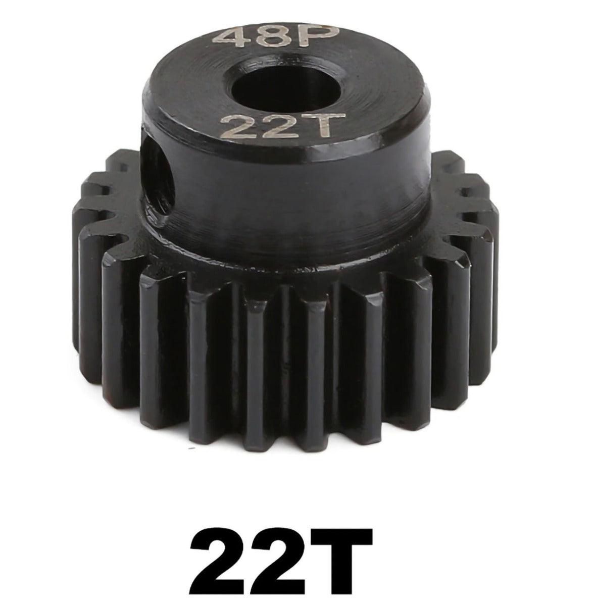48P5MM22T Powerhobby Hardened Steel 48P 5MM 22T Pinion Gear
