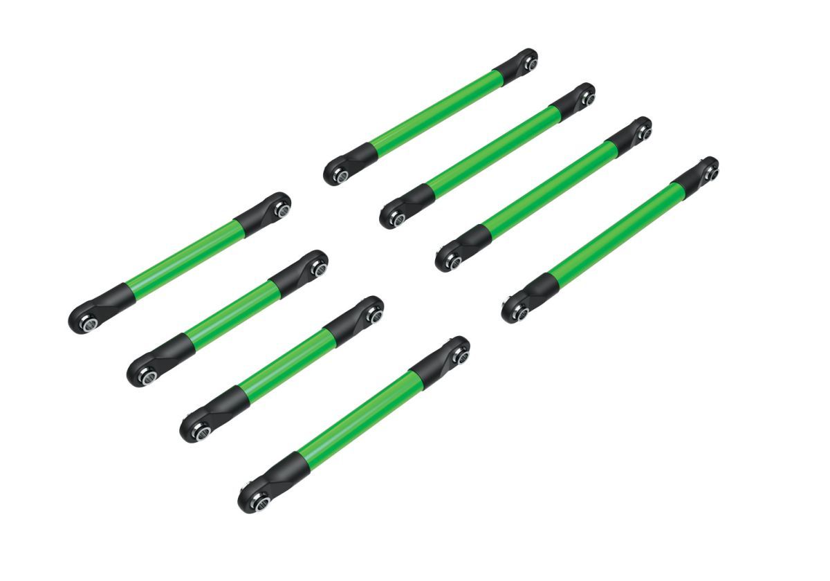 Traxxas 9749-GRN Aluminum Suspension Link Set Green TRX-4M Bronco Defender (8)