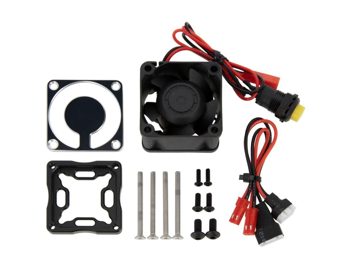 PHB5165Black Powerhobby 4028 ESC Cooling Fan Hobbywing MAX6 MAX8 Arrma 6S Firma Black