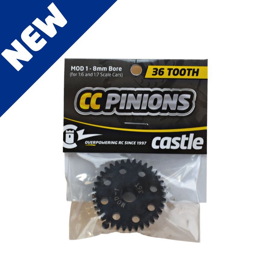CSE010006534 Castle Creations Mod 1 Pinion Gear w/8mm Bore (36T)