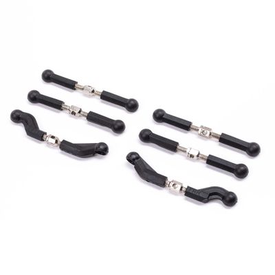 LOS214040 Camber & Steering Link Set: Mini Drag Losi Camber and Steering Link Set: 1970 Mini Drag