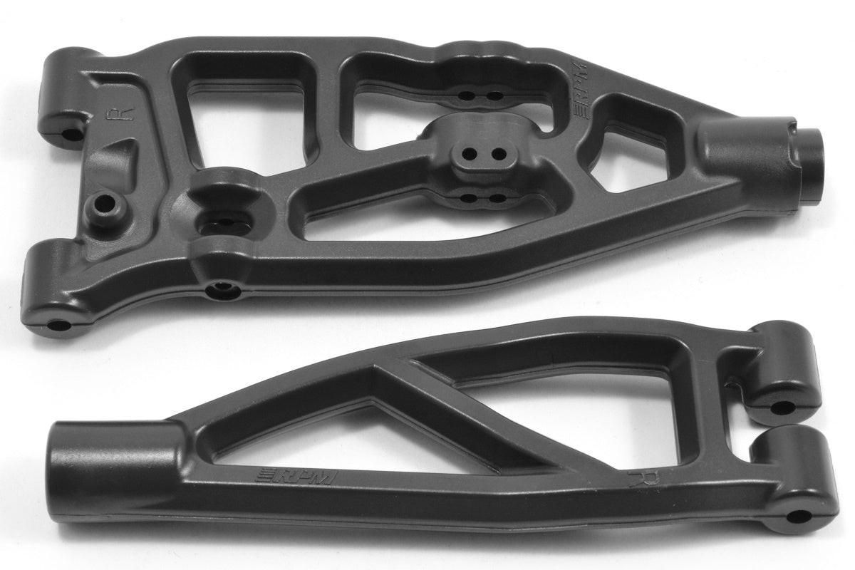 RPM81602	 RPM ARRMA Kraton/Outcast 6S Front Right Upper &amp; Lower Suspension Arm Set (Black)