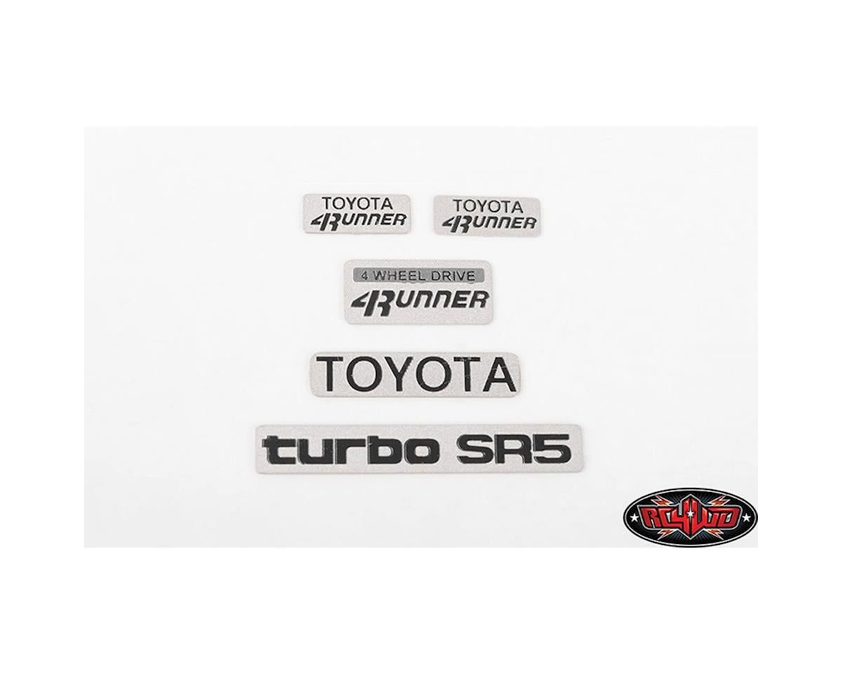 Z-S1926 RC4WD 1985 Toyota 4Runner Emblem Set