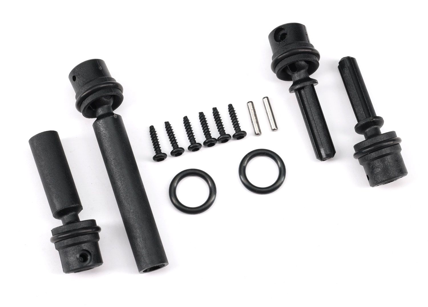 9755 - Driveshafts, center, assembled (front &amp; rear)
