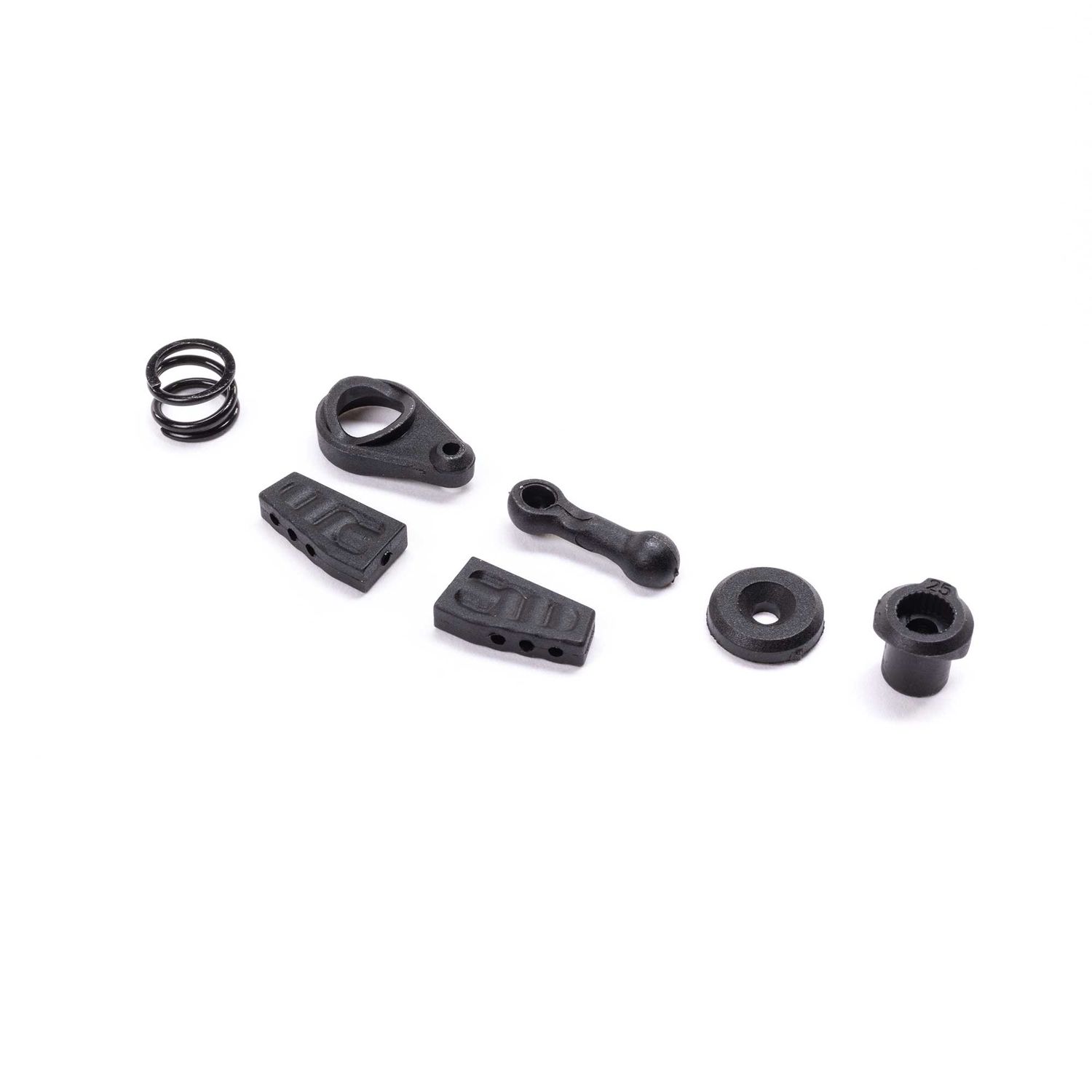 Losi Servo Saver, Mount &amp; Steering Link: 1970 Mini Drag