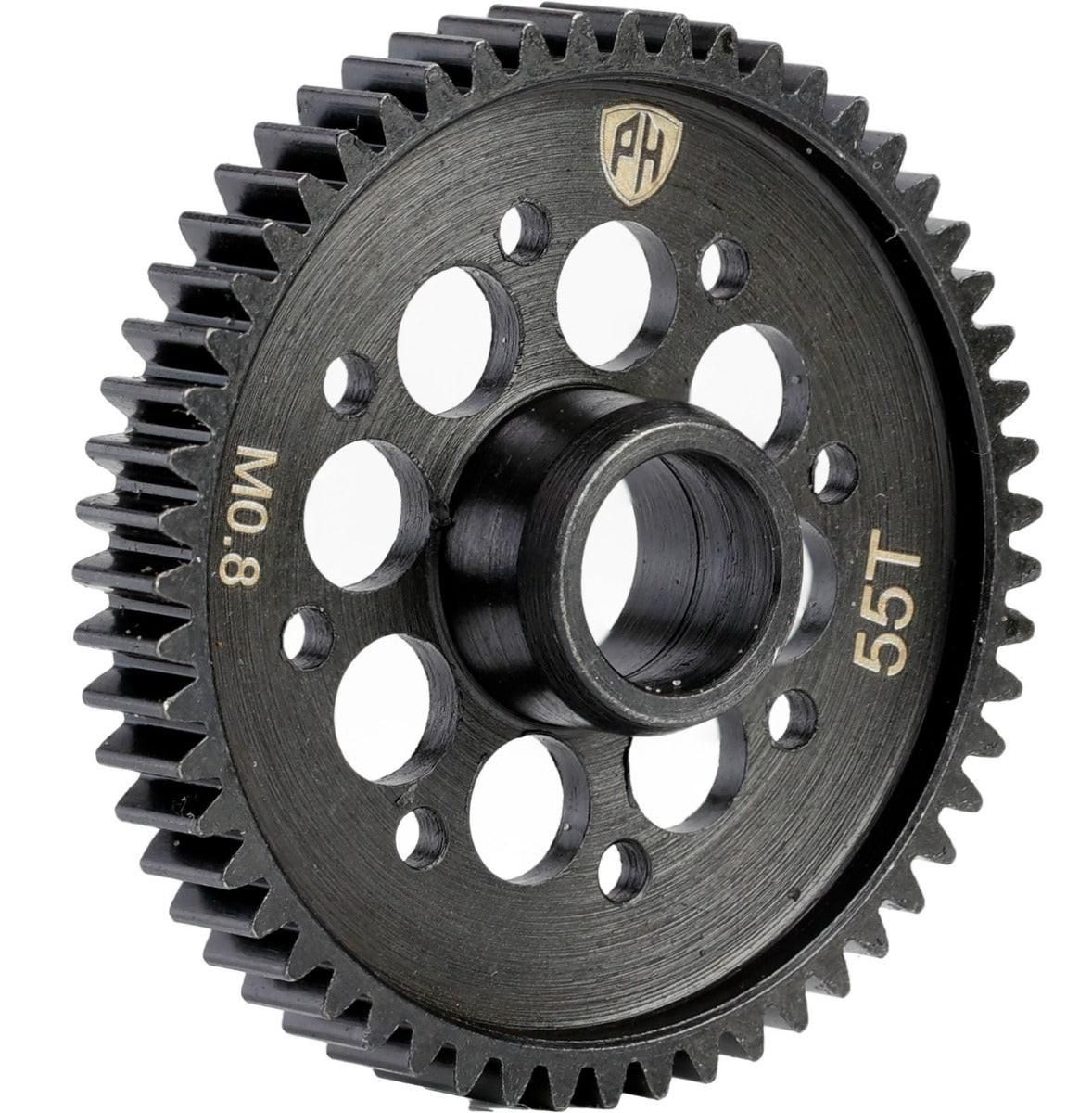 PHBARRMA59 Powerhobby Hardened Steel 55t Mod 0.8 Spur Gear Arrma Vendetta / 1/8 Infraction