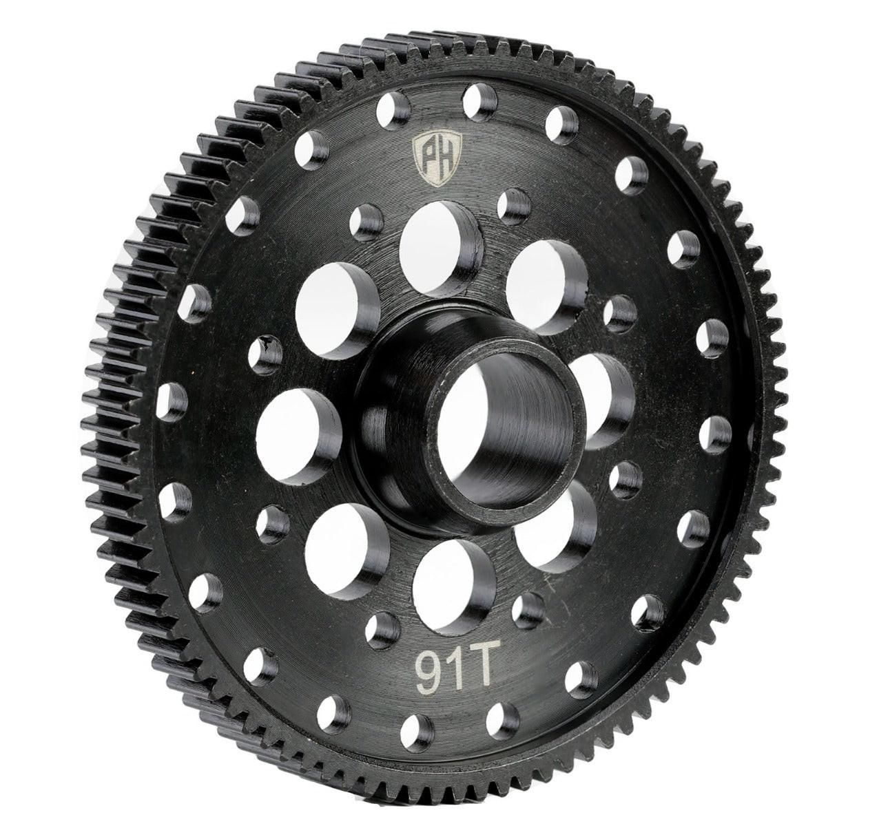 PHBARRMA57  Powerhobby Hardened Steel 48P 91T Spur Gear Arrma 4x4 Granite senton Typhon