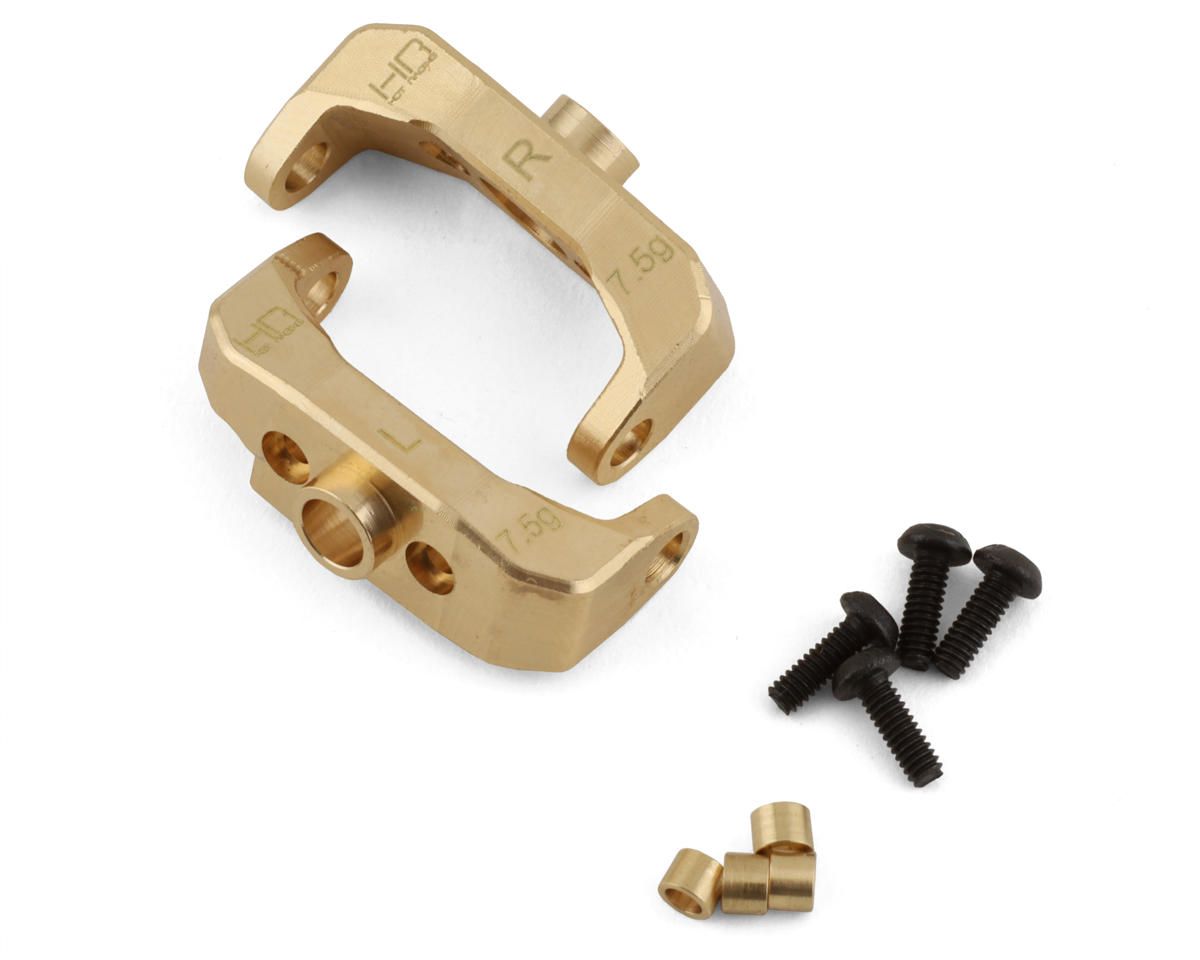 HRATRXM19H Hot Racing Traxxas TRX-4M Brass C-Hubs (2) (7.5g)