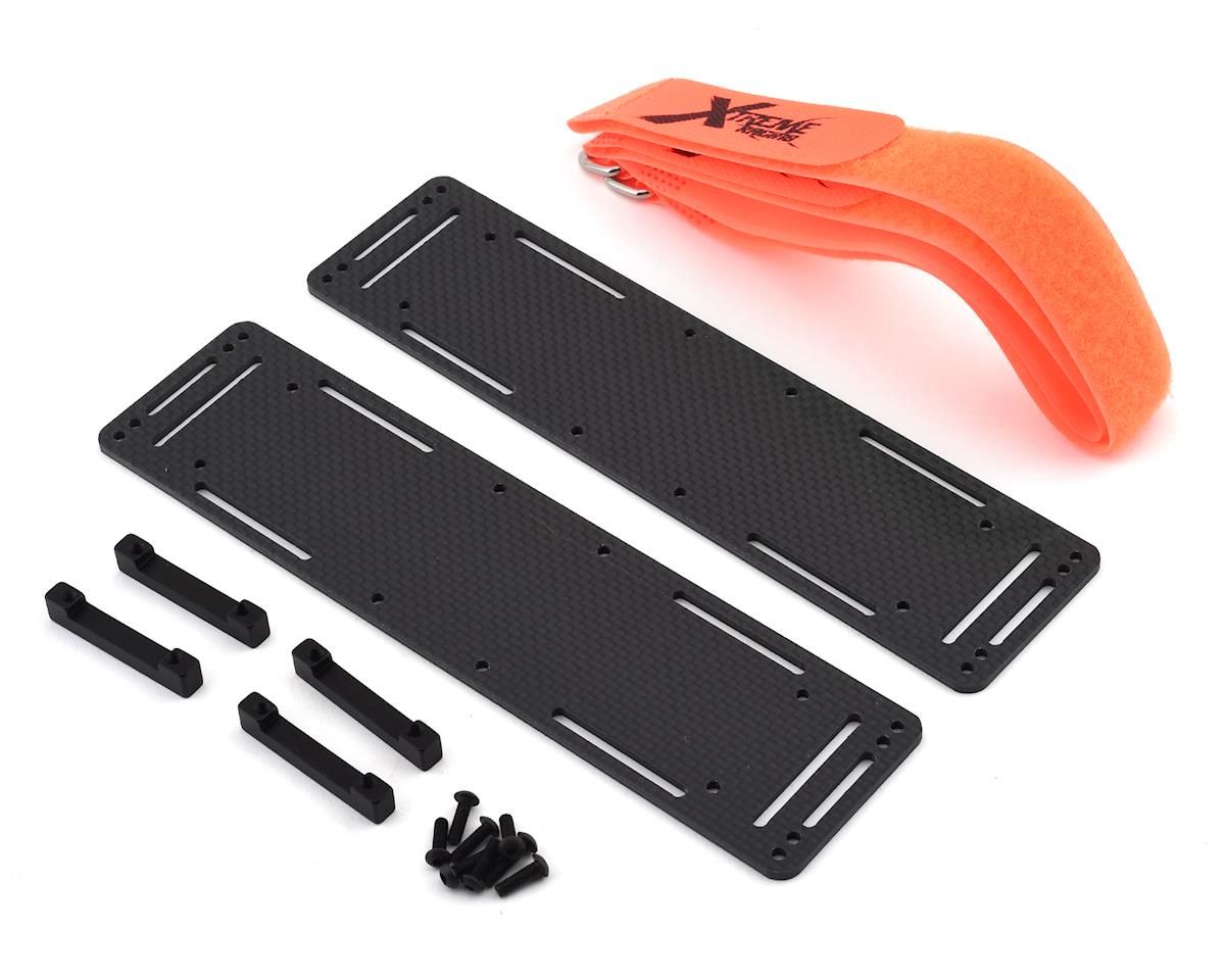 XTR10671 Xtreme Racing Traxxas X-Maxx V2 2.5mm Carbon Fiber Battery Trays (2)