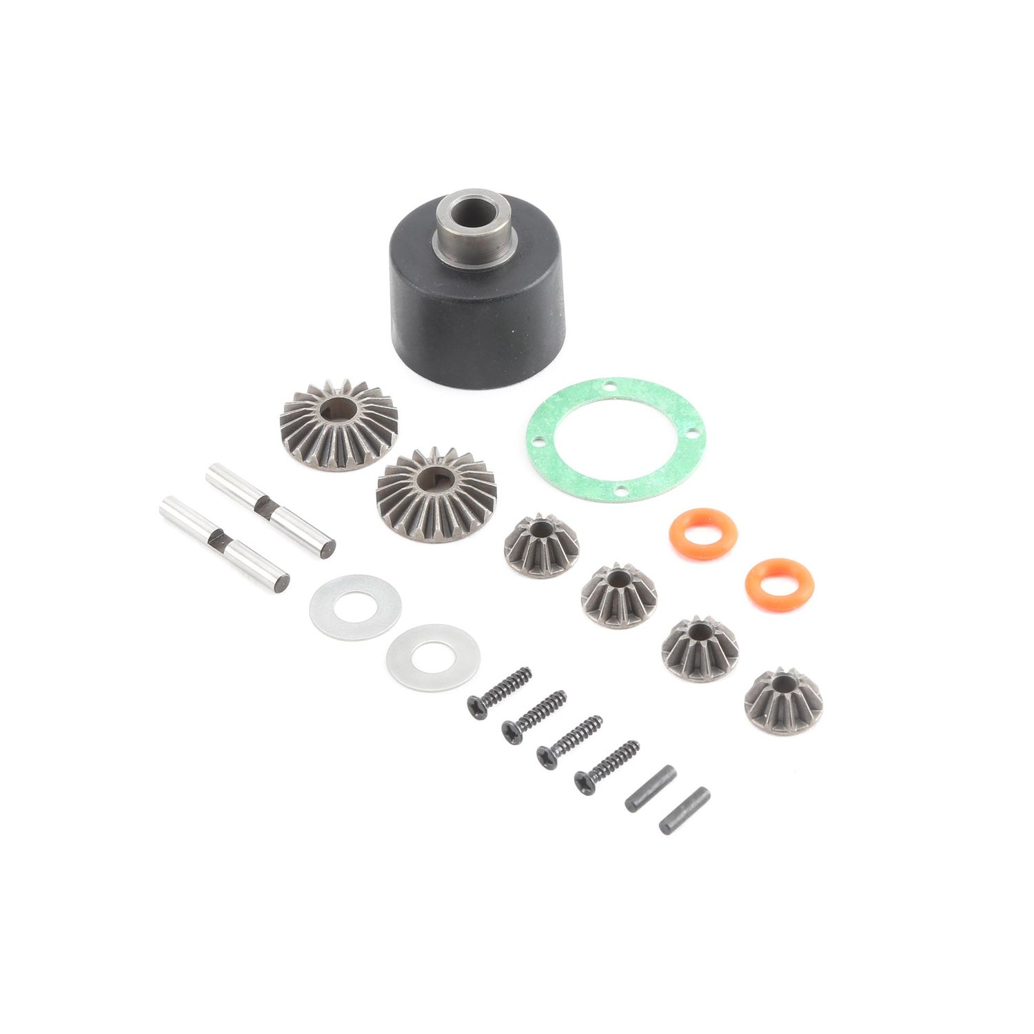 Losi HD Differential Housing and Internals: HR, RR, BR