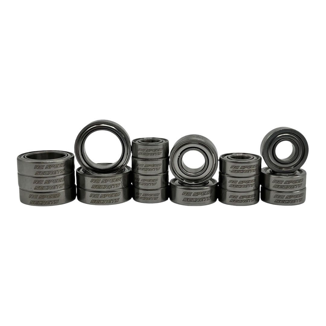 "NEXT LEVEL" HYBRID CERAMIC WHEELS &amp; GEARBOX BEARING SET TRAXXAS DRAG SLASH - CHEVROLET C10  - STAINLESS