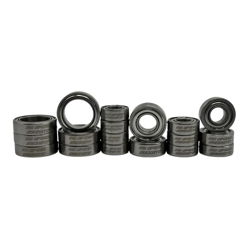 "NEXT LEVEL" HYBRID CERAMIC WHEELS &amp; GEARBOX BEARING SET TRAXXAS DRAG SLASH - CHEVROLET C10  - STAINLESS