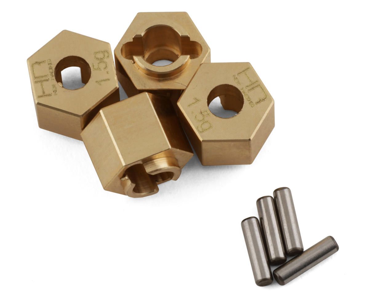 TRXM10H15 Brass Stock Wheels hub +1.5mm wide 7mm hex TRX4-18