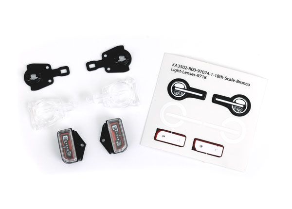 9718 - LED lenses, body, front &amp; rear (complete set) (fits #9711 body)