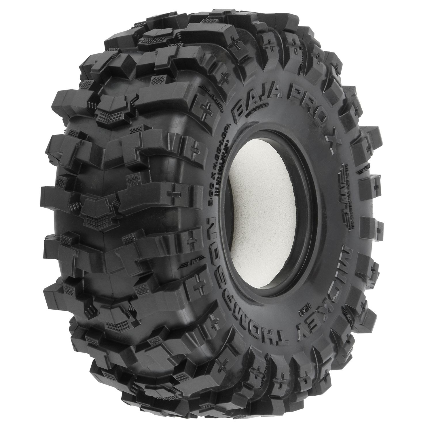 PRO1021303 1/10 MT Baja Pro X Pred F/R 1.9" Crawler Tires (2)