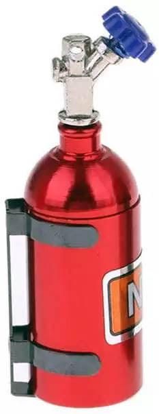 PHB5159Red Powerhobby Aluminum NOS Nitrous Oxide Bottle RED 1/10 Rock Crawler Accessory