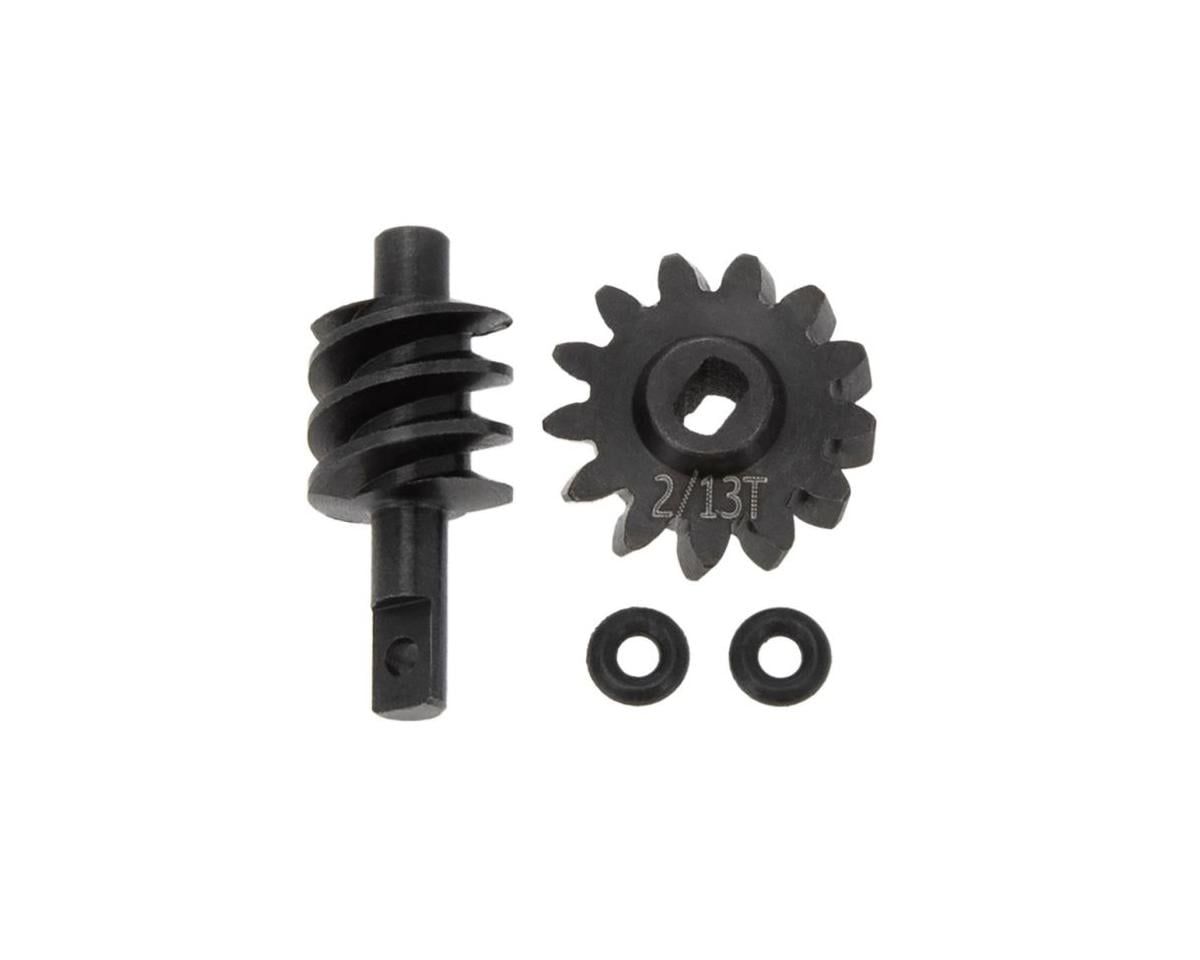 PHBSCX24769 Axial SCX24 Steel Overdrive Gears Diff Worm Set 2T/13T Overdrive 23%