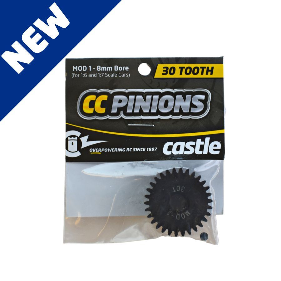CSE010006531 Castle Creations Mod 1 Pinion Gear w/8mm Bore (30T)
