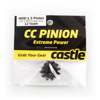 CSE010-0065-26 Castle Creations Mod 1.5 Pinion Gear w/8mm Bore (18T)