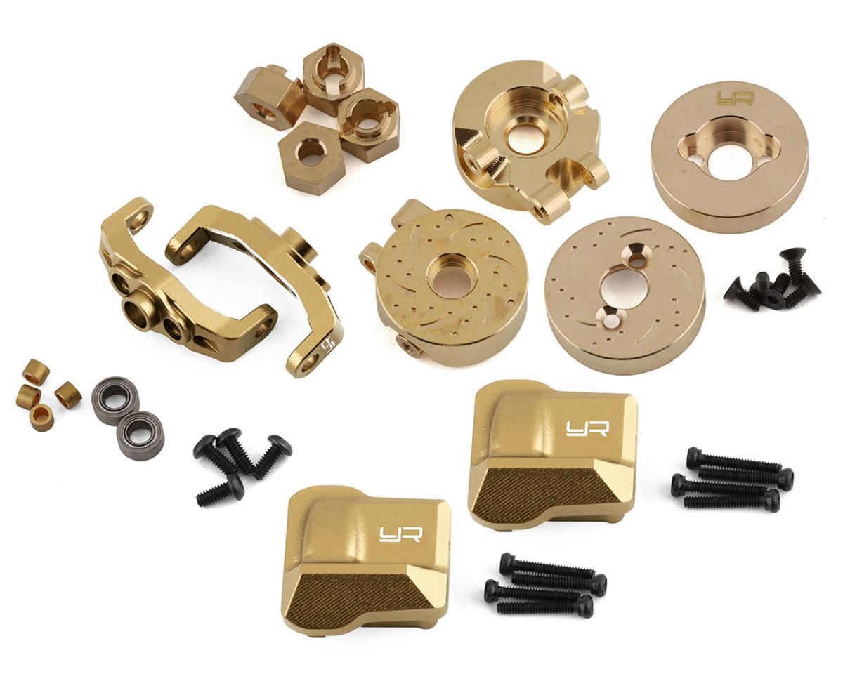 YEA-TR4M-S01GD Yeah Racing Traxxas TRX-4M Brass Upgrade Set