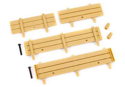 9798 Stake sides, utility trailer (complete set)/ spare tire mount (2)/ 3x18mm BCS (2)