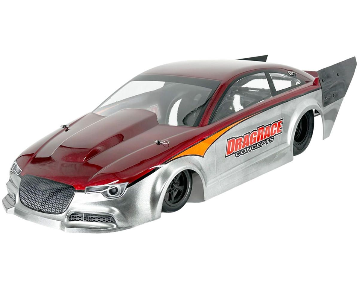 DRC-1008DragRace Concepts R5 Outlaw 1/10 No Prep Drag Race Body (Clear)