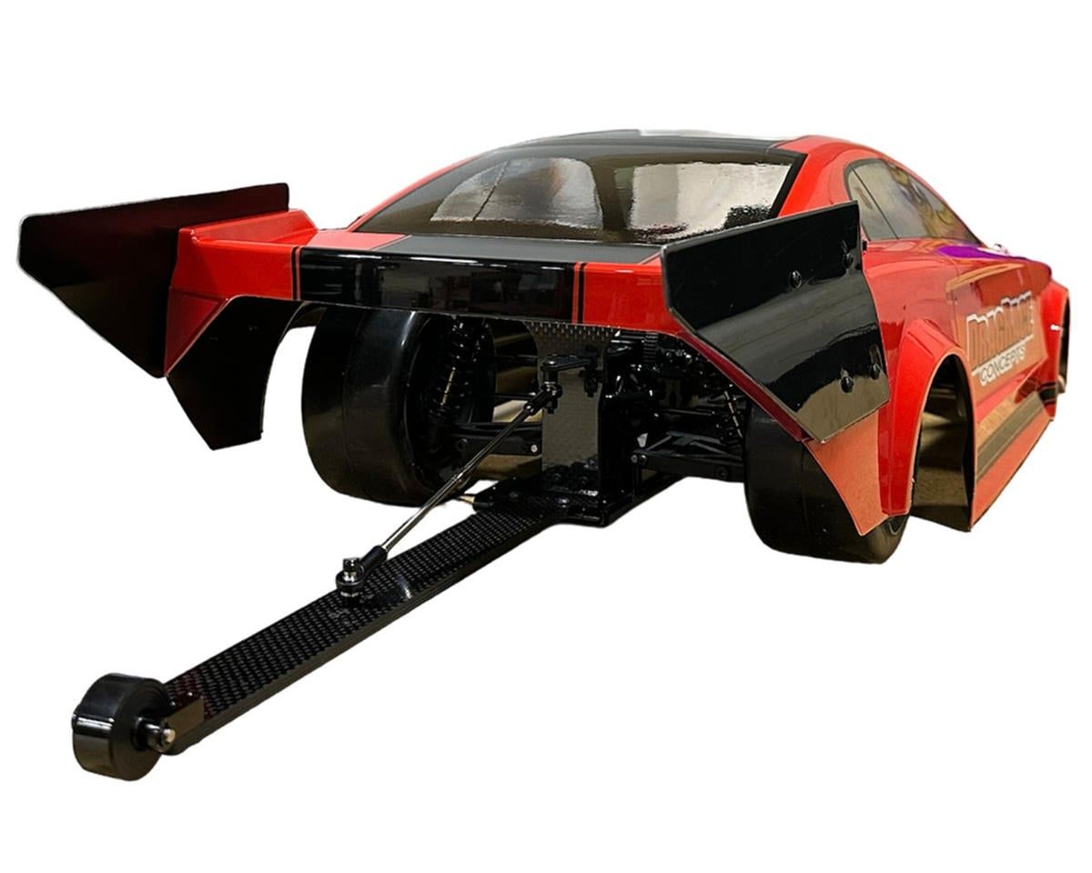 DRC-1015.1 DragRace Concepts M1 Outlaw No-Prep Drag Racing Body Side Dams (Clear) (2)