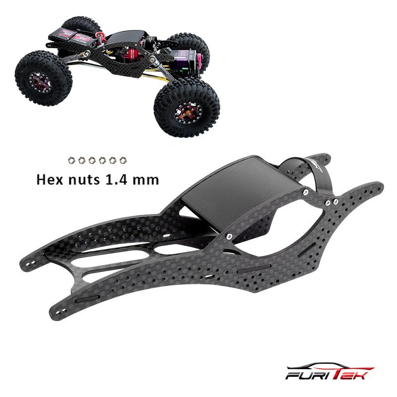 FUR-2173 FURITEK SCYTHE V2 Carbon Fiber FRAME KIT FOR SCX24 CRAWLERS