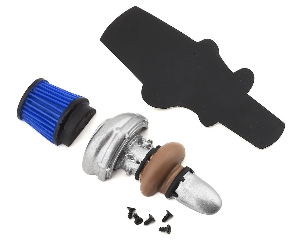 HTUCONE-BL Sideways RC Scale Drift Half Turbo w/Cone Filter (Blue)