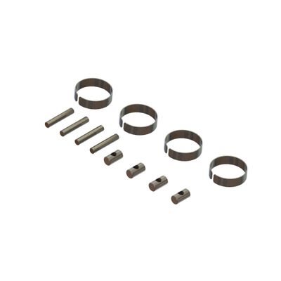 ARA311150 CVD Driveshaft Metal Fittings (1 Pair) ARRMA CVD Driveshaft Metal Fittings (2)