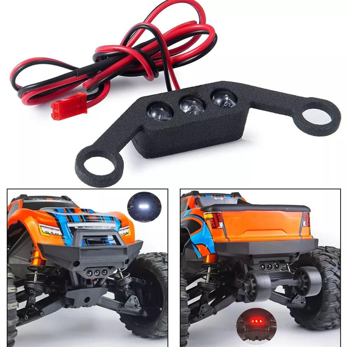 PHTRX437 Powerhobby Front &amp; Rear LED Light SET Cobmo FOR Traxxas Maxx Wide