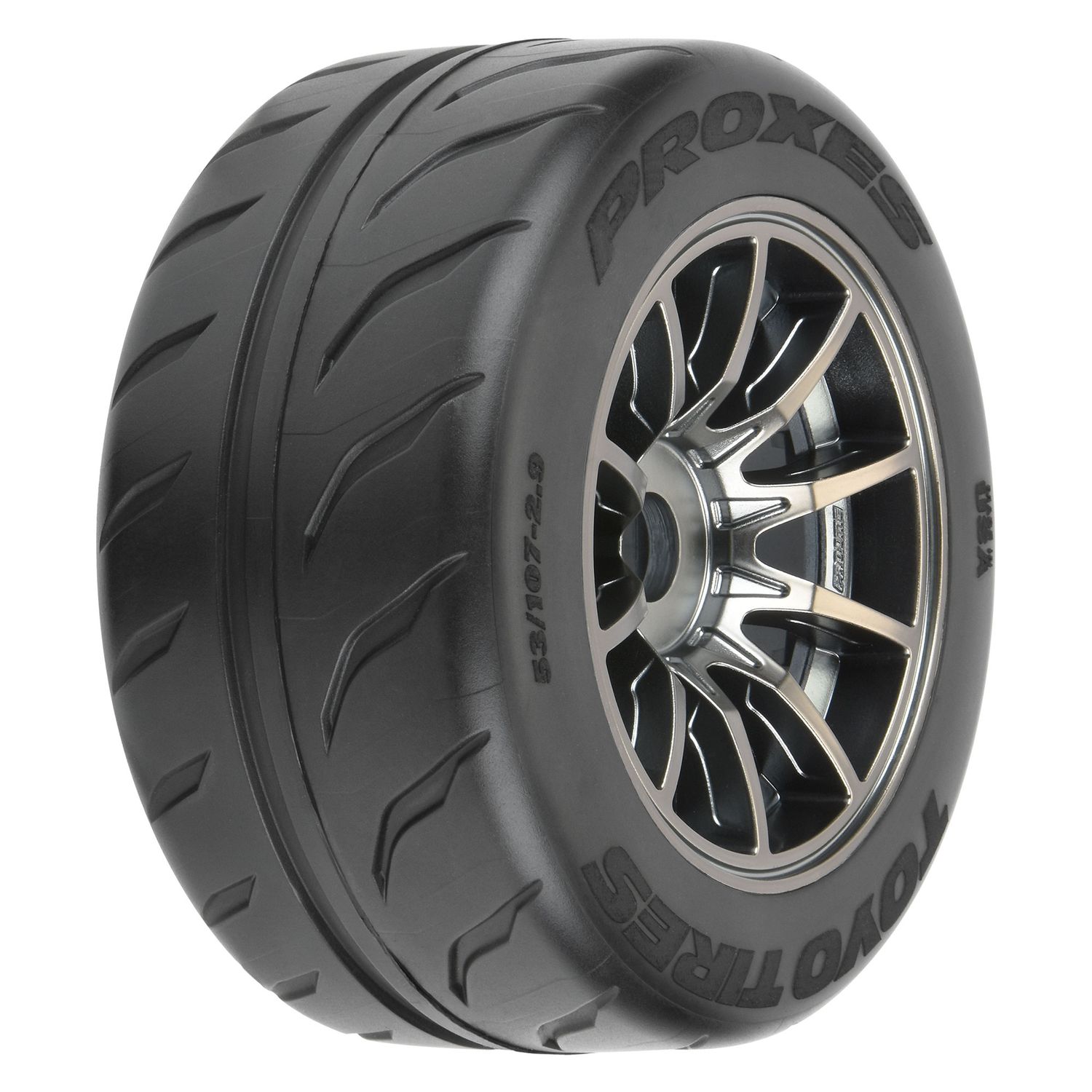 PRO1020011 1/7 Toyo Prxs R888R S3 Rr 2.9 BLTD MTD Spctr Gnmtl