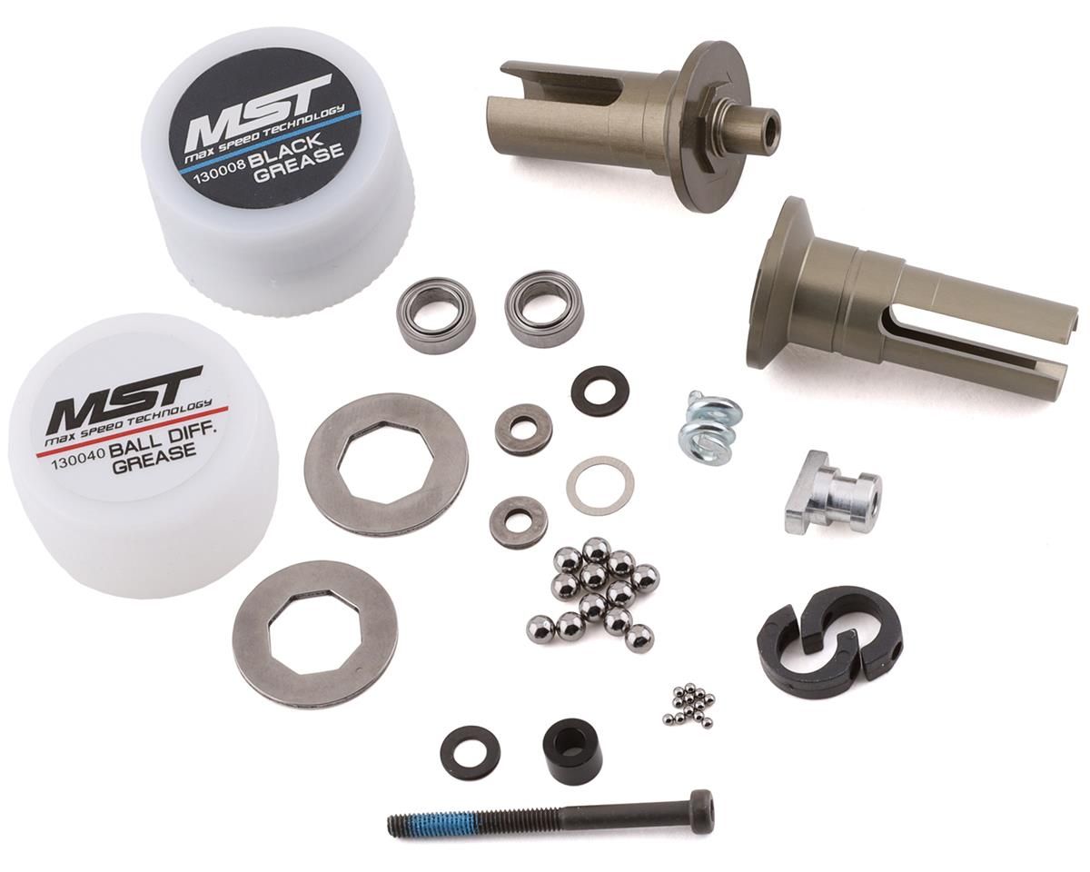 MXS-210644 MST RMX 2.0 alum. spur gear ball diff. set
