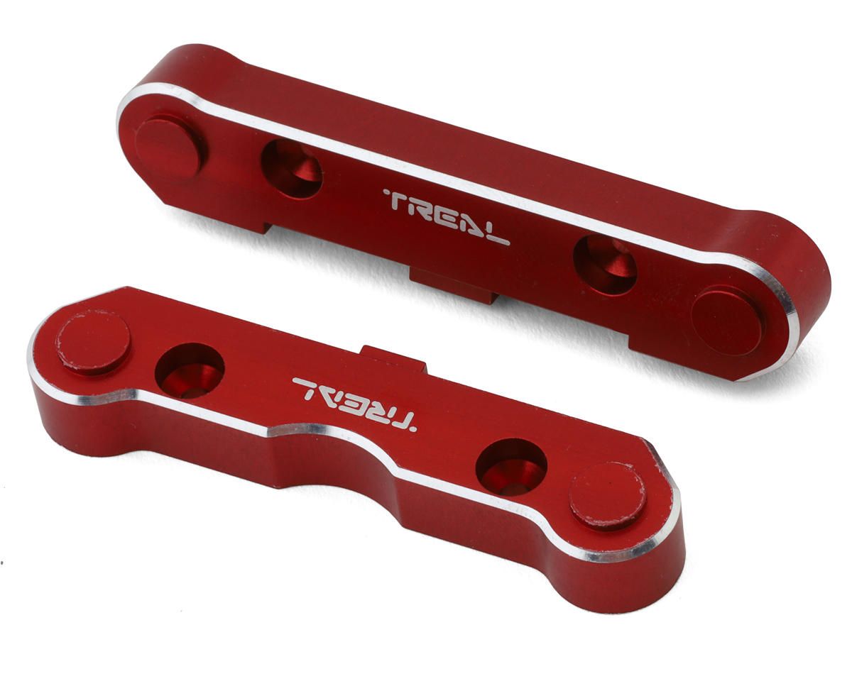 X0037VZBPT Treal Hobby Arrma Kraton 6S Rear Lower Suspension Arm Mounts (Red)