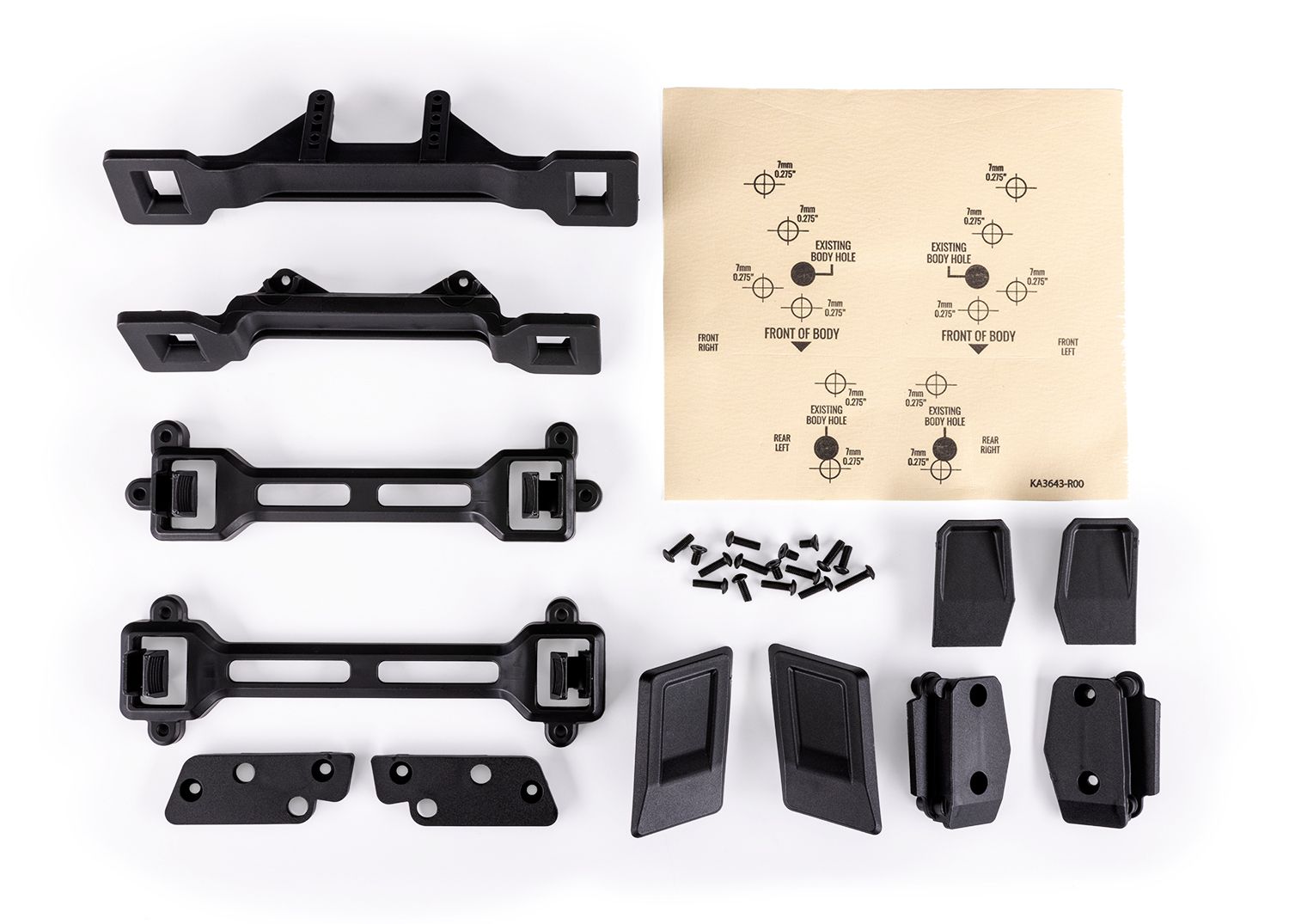 6929 BODY CONVERSION KIT SLASH 2WD (for clipless mounting)