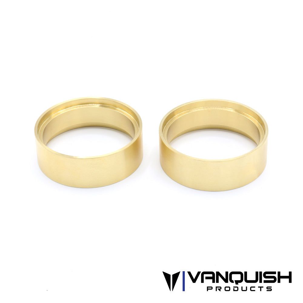 Vanquish Products 1.9 Brass Wheel Clamp Rings (Pair) - 1.0"