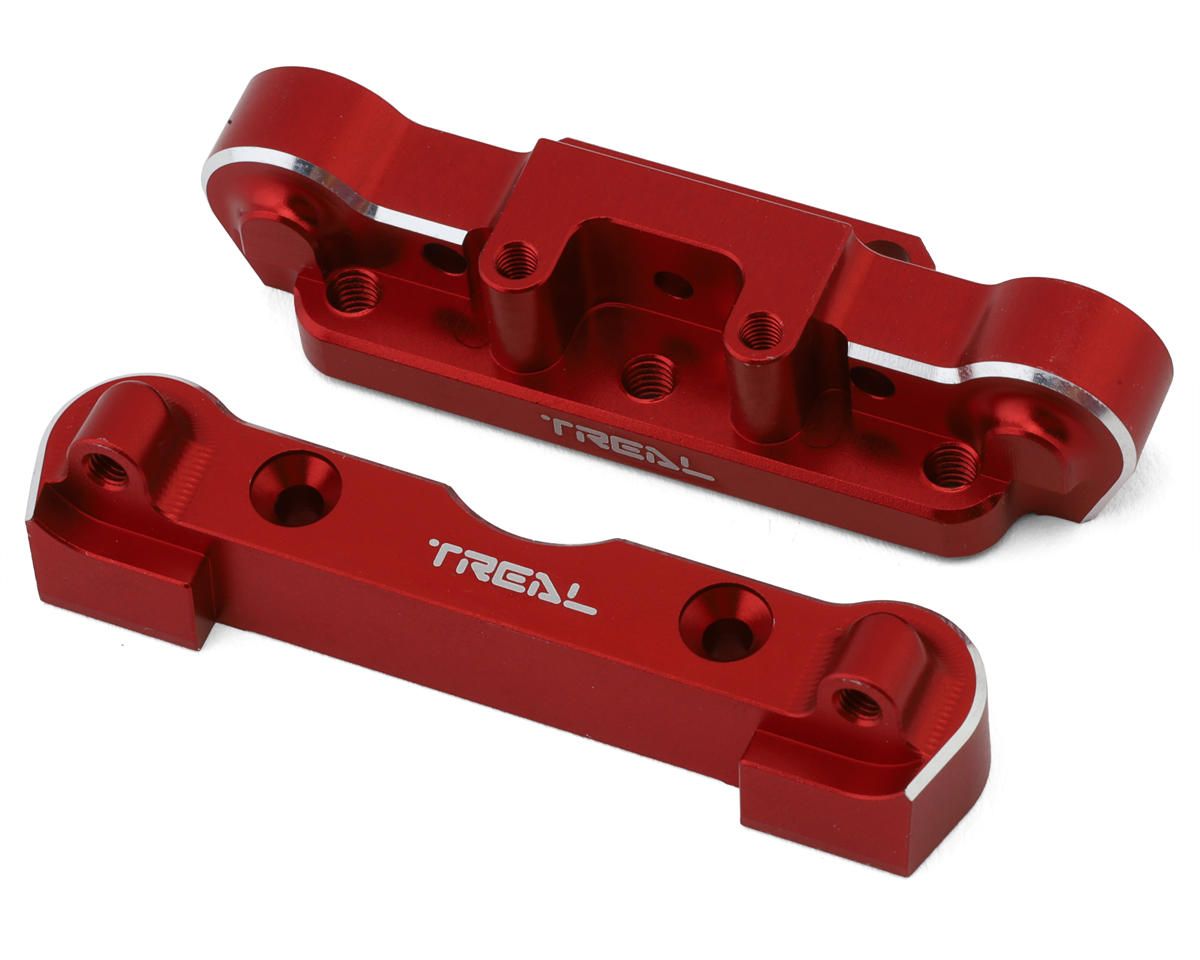 TLHTKRATON-12 Treal Hobby Arrma Kraton 6S Front Lower Suspension Arm Mounts (Red)