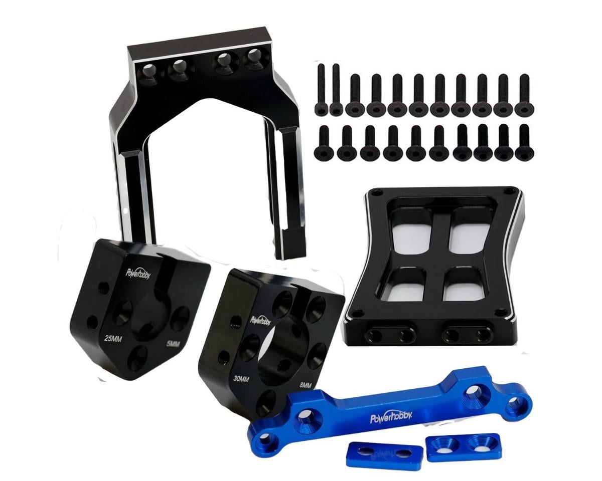 PHB5241 Powerhobby 25mm or 30mm Aluminum Sliding Motor Mount FOR Traxxas X-Maxx / XRT 8S