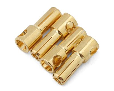 Samix 5mm High Current Bullet Plug Connectors Set (4 Male)
