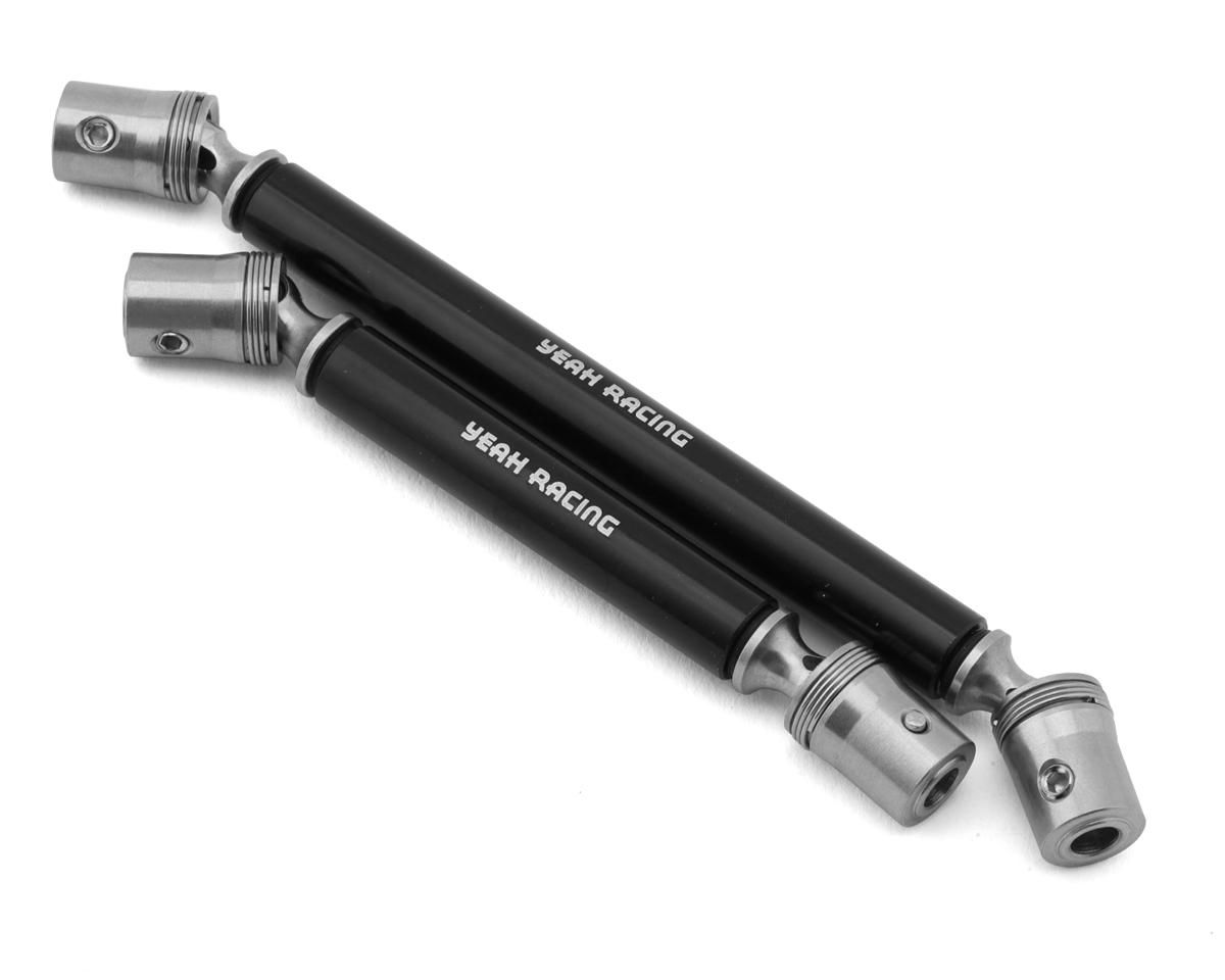 YEA-TRX4-102BK Yeah Racing TRX-4 High Trail Steel Front and Rear Center Driveshafts Set