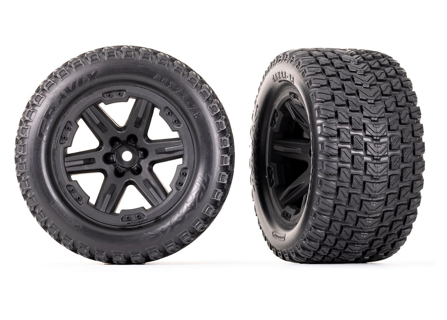 6764 T&amp;W RXT BLK 2.8/GRAVIX TIRE