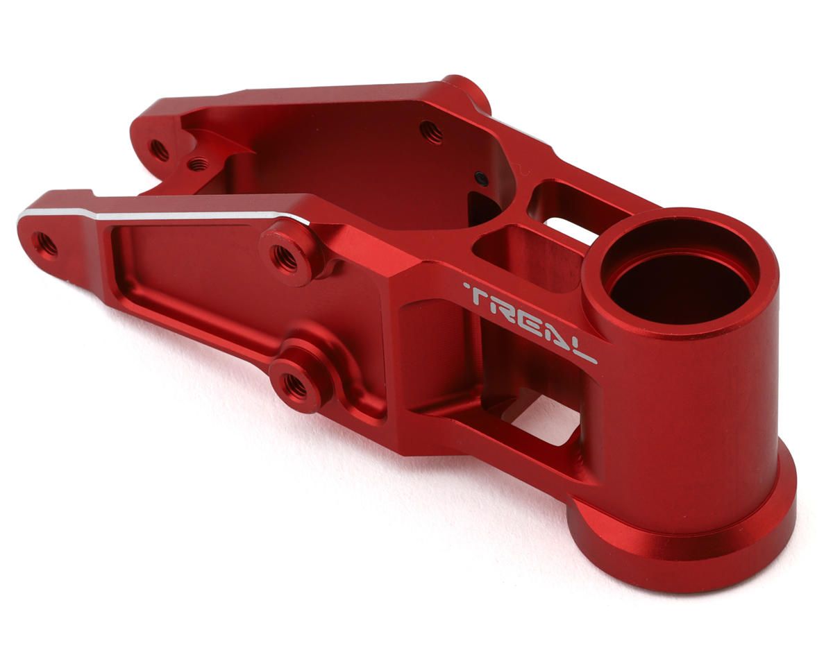 X003XFMTAJ Treal Hobby Losi Promoto MX CNC Aluminum Front Bulkhead (Red)