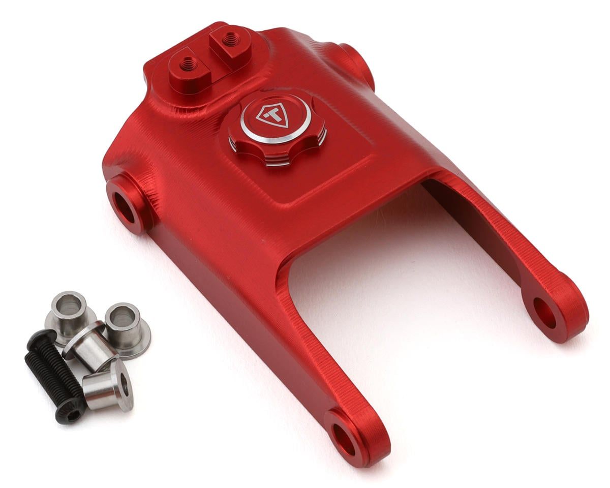 X003YKNC9P Treal Hobby Losi Promoto MX CNC Aluminum Servo Protector (Red)