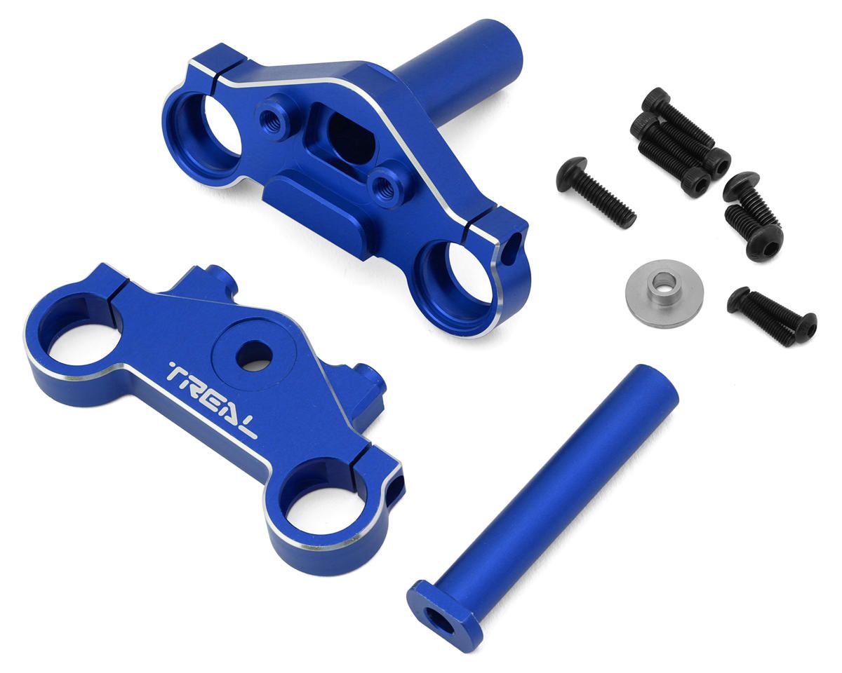 X003XAZK0Z Treal Hobby Promoto CNC Aluminum Triple Clamp Set (Blue)