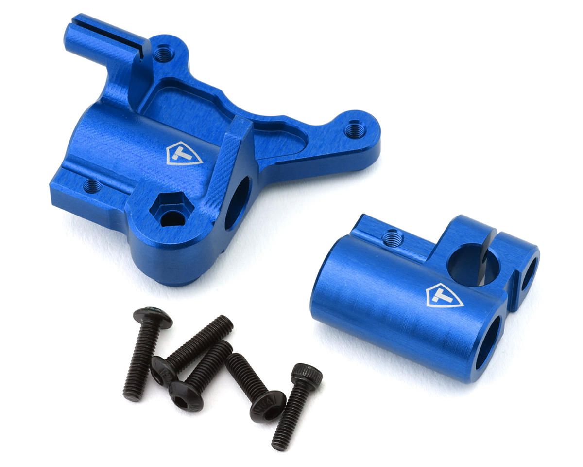 X003XBQSTL Treal Hobby Promoto CNC Aluminum Fork Lug Set (Blue)