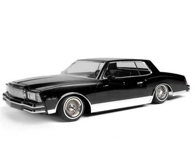 RER15255 1/10 1979 Chevrolet Monte Carlo Brushed 2WD Lowrider RTR, Black Redcat Redcat 1979 Chevrolet Monte Carlo 1/10 RTR Scale Hopping Lowrider (Black)