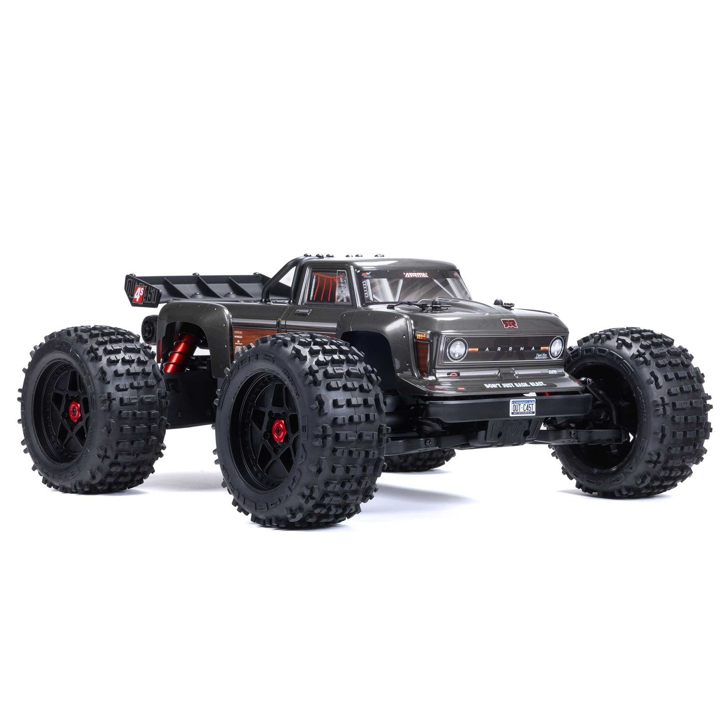 ARA4410V2T3 OUTCAST 4X4 4S BL 1/10TH 4WD STUNT TRK (GUNMETAL)