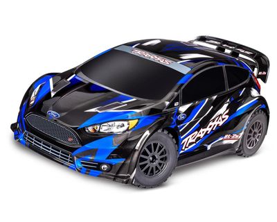 74154-4 Ford Fiesta ST Rally BL-2s Blue Traxxas Traxxas Ford Fiesta 4x4 BL-2S Brushless 1/10 RTR AWD Rally Car (Blue)
