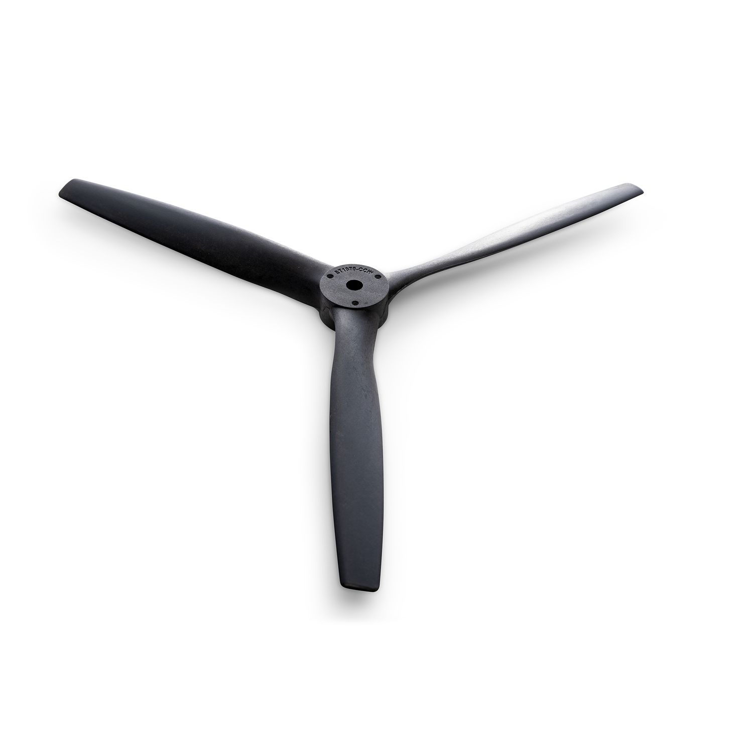 E-flite 10x7 3-Blade Propeller, CCW (Green Adapter)