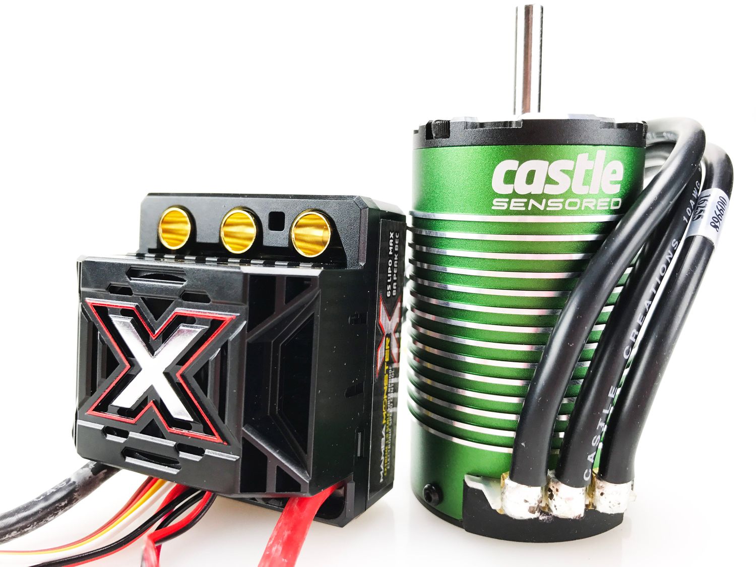 CSE010014506 MONSTERX 25.2V ESC,8A PEAK BEC1515-2200KV V2 MOTOR